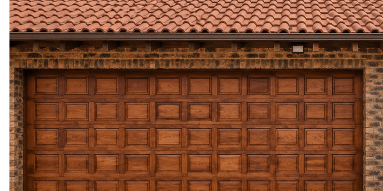 Magic Doors MERANTI WOOD 60 PANEL GARAGE DOOR