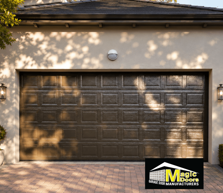 Magic Doors Aluzinc DBL bronze block ALUZINC