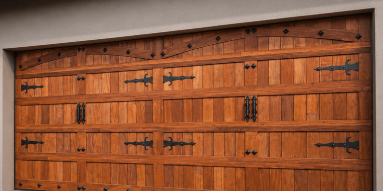 DOUBLE MERANTI WOOD BARN DOOR