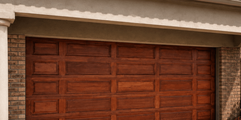 Magic Doors MERANTI WOOD TUSCAN GARAGE DOOR