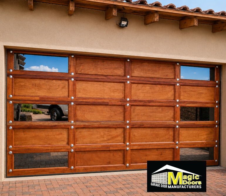 Magic Doors Meranti Wood GOTHIC DOUBLE WITH INSERTS