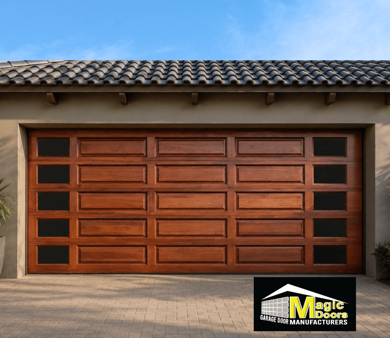 Magic Doors Meranti Wood Tuscan with inserts